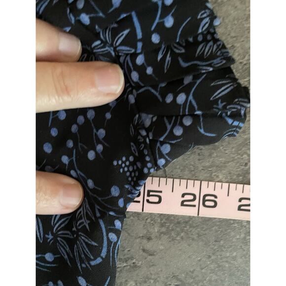 CATO Boho Peasant Top Blouse Size 18/20W Floral Fairy Pleated Floune Hem Stretch - Picture 8 of 10